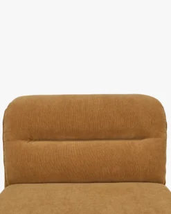 Fauteuil modulable, Marron sienne déperlant Pulp