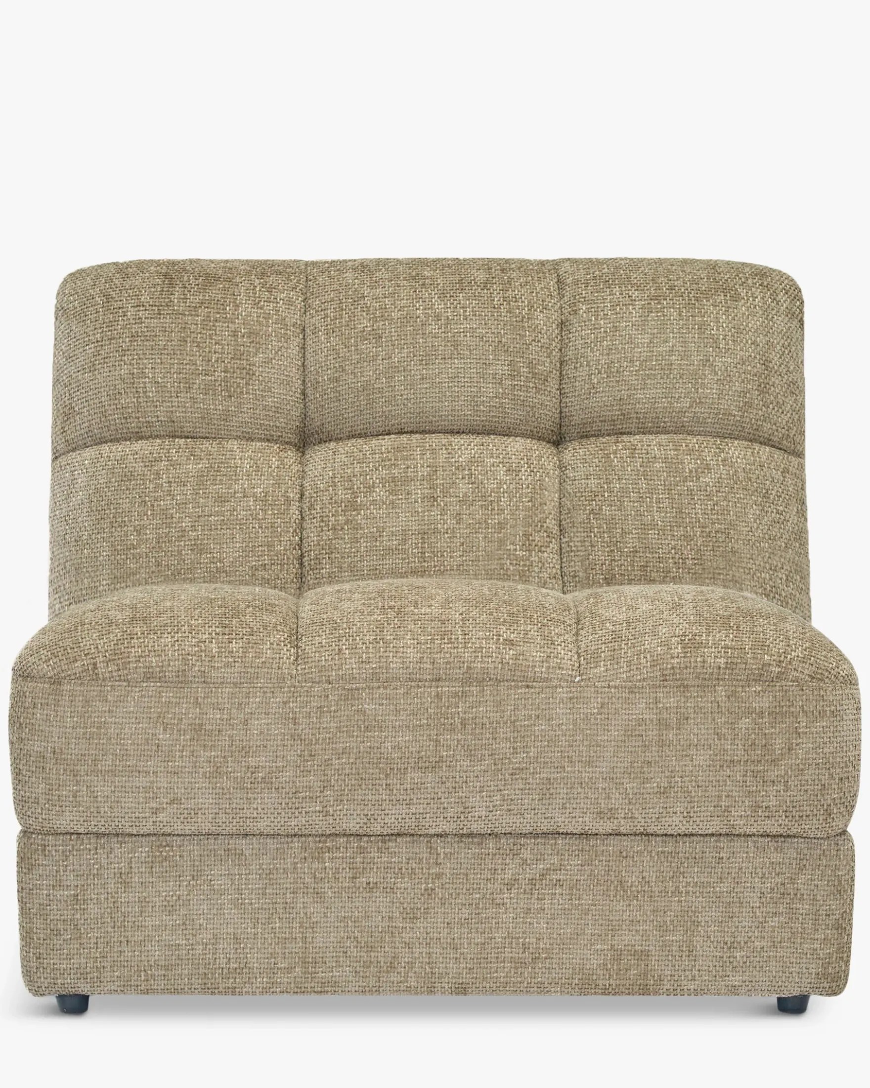 Fauteuil modulable, Tweed taupe Paul