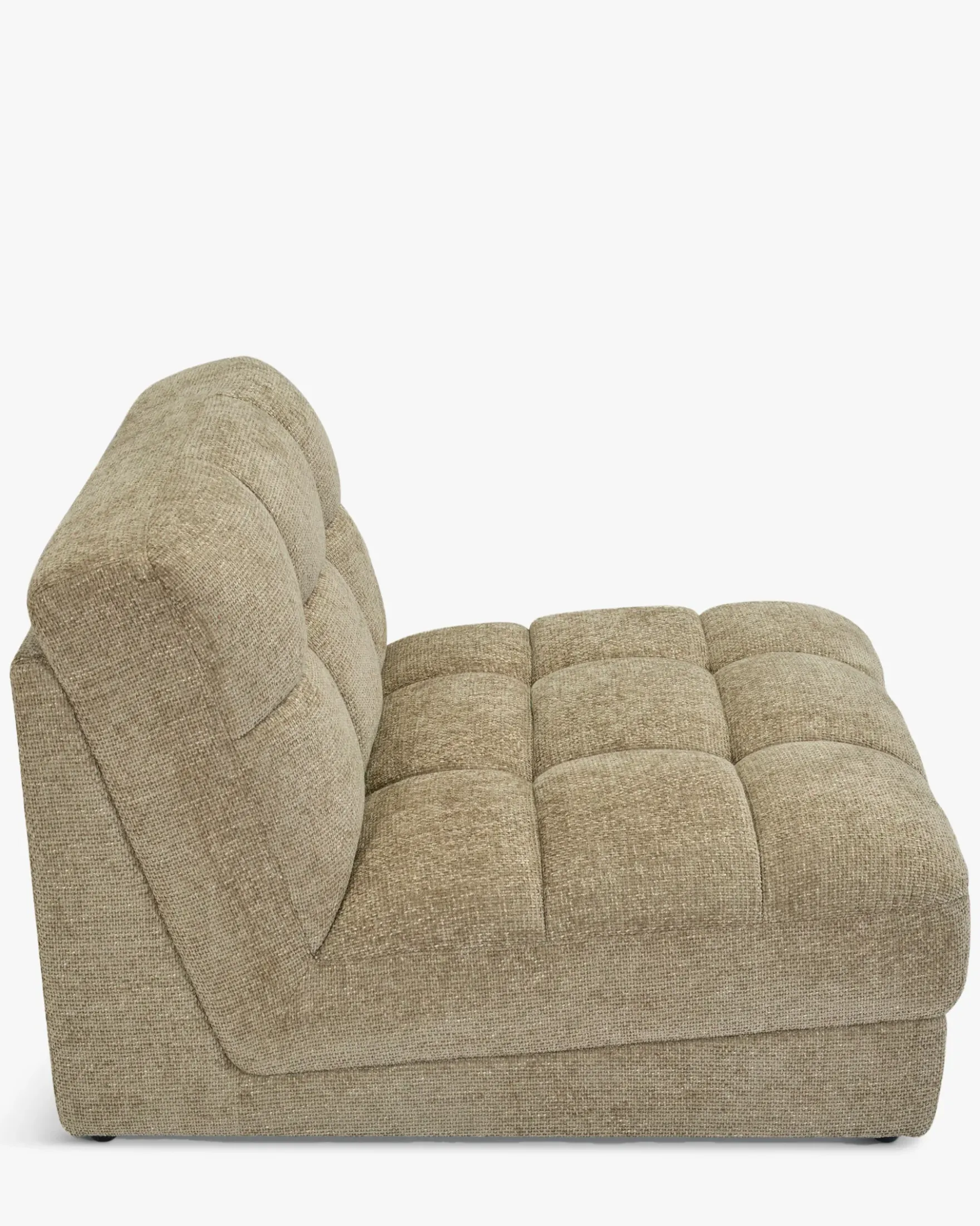 Fauteuil modulable, Tweed taupe Paul