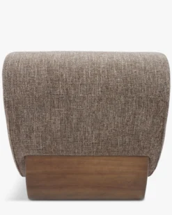 Fauteuil modulable, Tweed Taupe New York & Bois blond Cozy