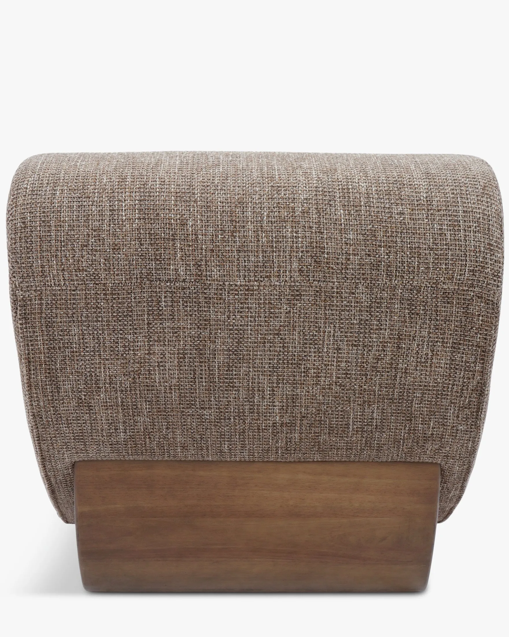 Fauteuil modulable, Tweed Taupe New York & Bois blond Cozy