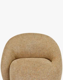 Fauteuil, Tweed jaune miami Neo