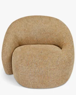 Fauteuil, Tweed jaune miami Neo