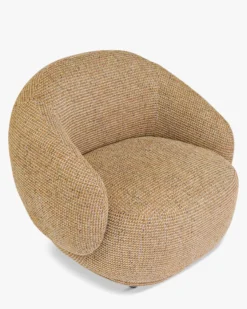 Fauteuil, Tweed jaune miami Telde