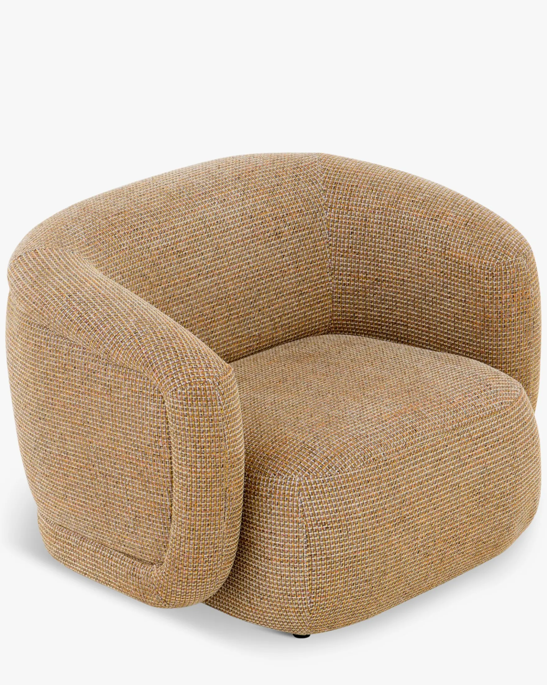 Fauteuil, Tweed jaune miami, 100x70 Volta