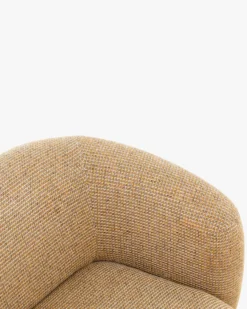 Fauteuil, Tweed jaune miami, 100x70 Volta