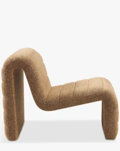 Fauteuil, Tweed marron chêne Flow