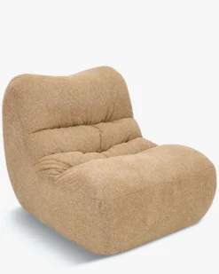 Fauteuil, Tweed marron écureuil Chill