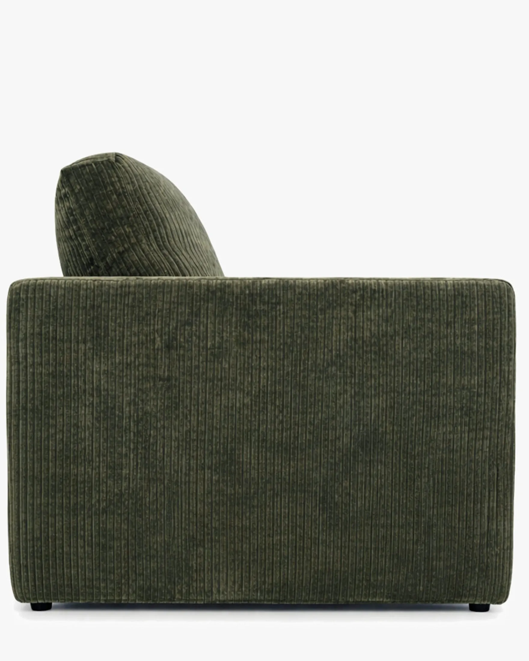 Fauteuil, Velours vert sapin Serena