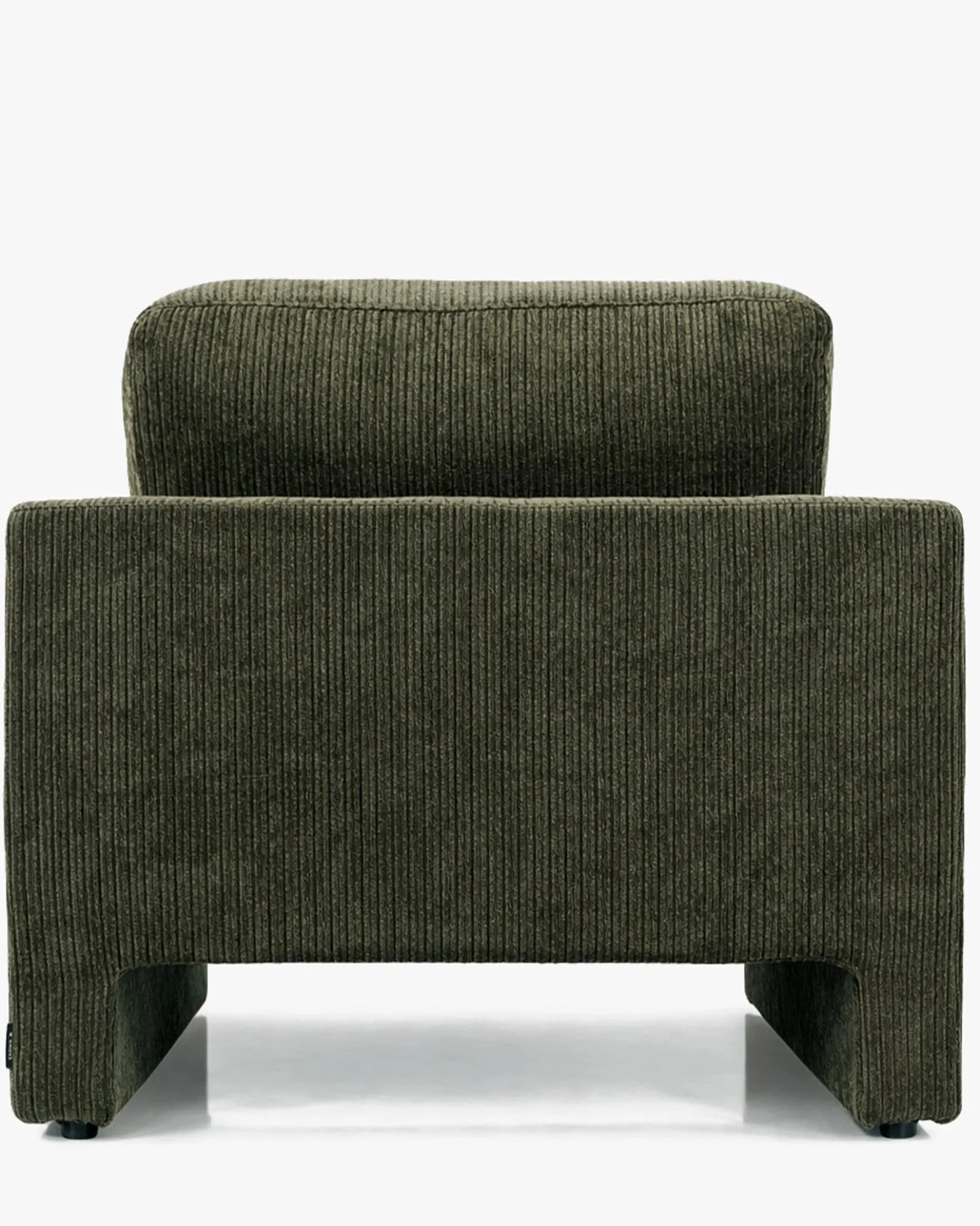 Fauteuil, Velours vert sapin Serena