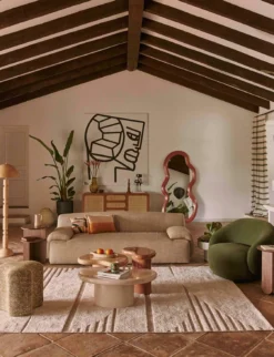 Fauteuil, Vert texturé Telde