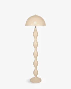 Lampadaire, Beige satiné, H152 Powers