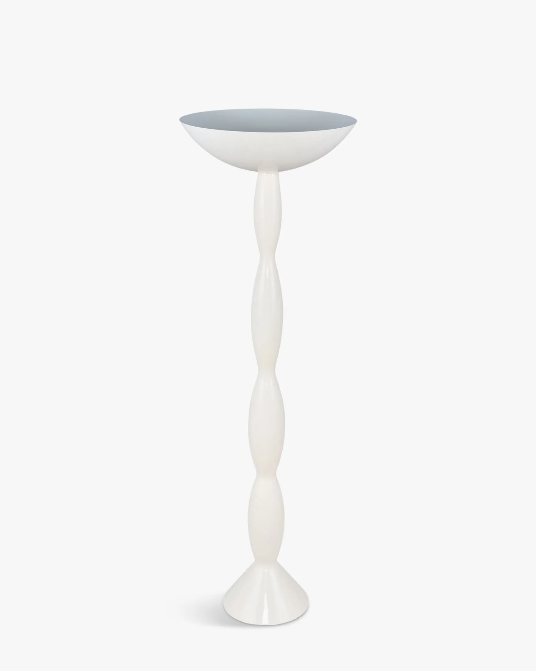 Lampadaire, Métal blanc, H163 Ardenia