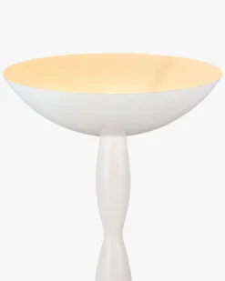 Lampadaire, Métal blanc, H163 Ardenia