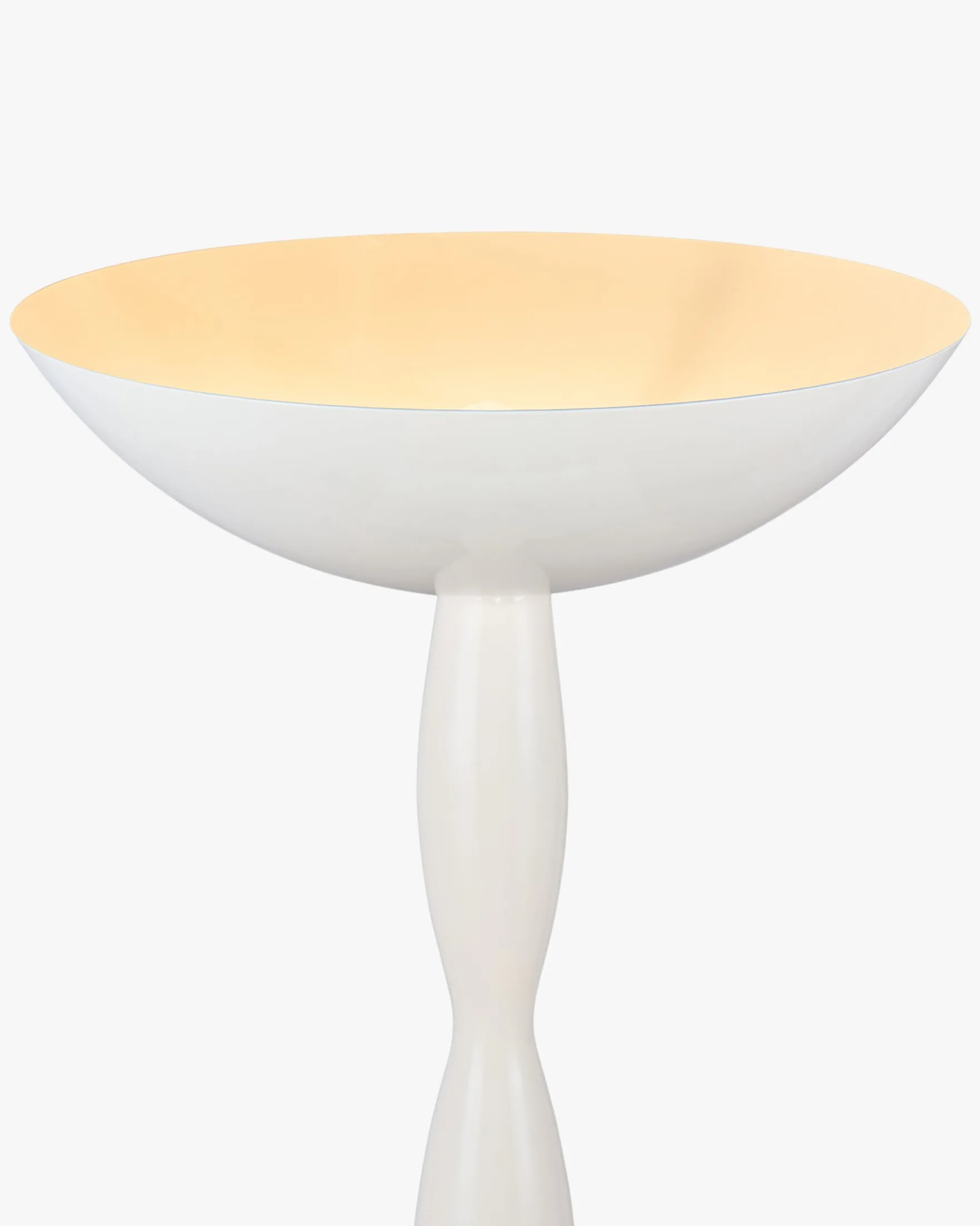 Lampadaire, Métal blanc, H163 Ardenia