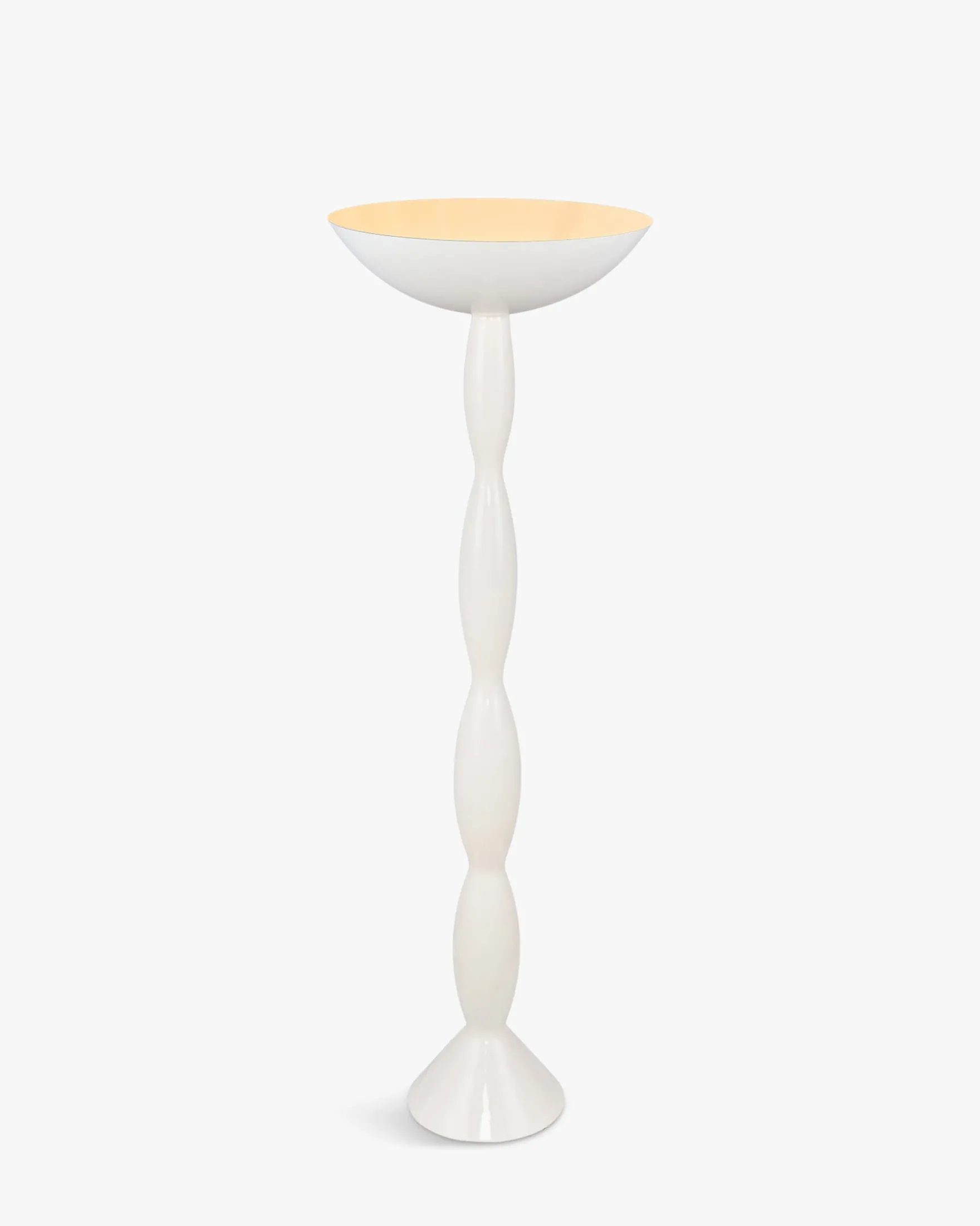Lampadaire, Métal blanc, H163 Ardenia
