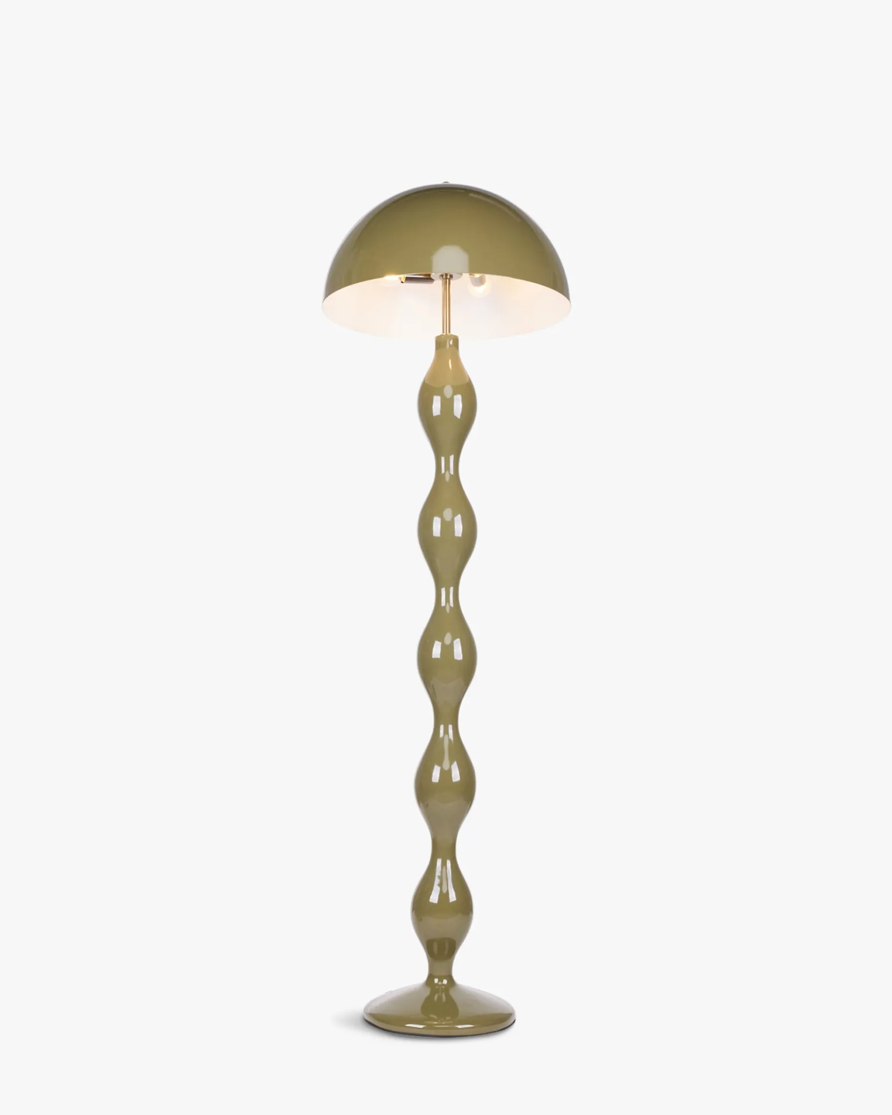 Lampadaire, Vert olive satiné, H152 Powers
