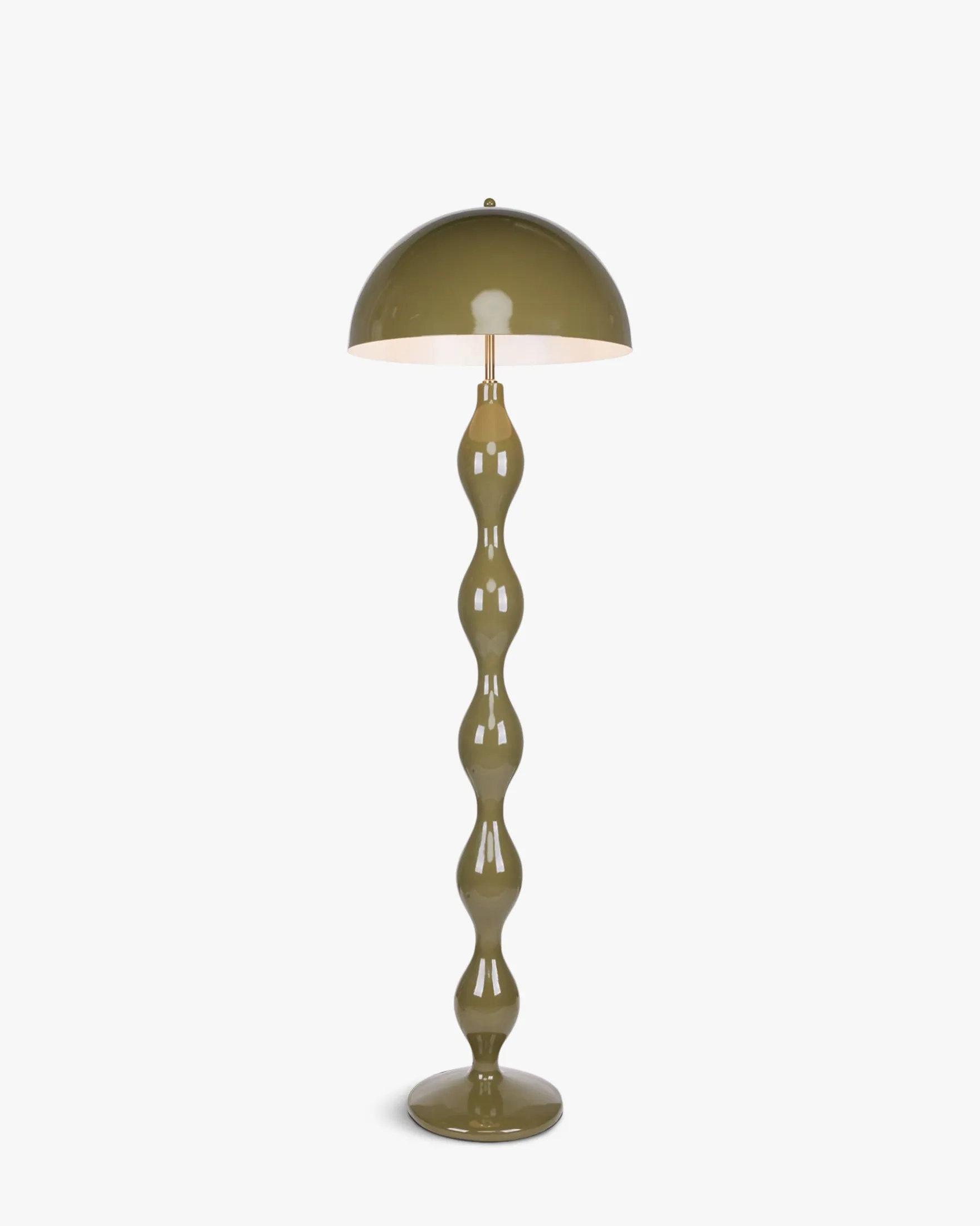 Lampadaire, Vert olive satiné, H152 Powers