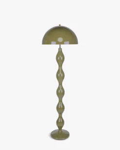 Lampadaire, Vert olive satiné, H152 Powers