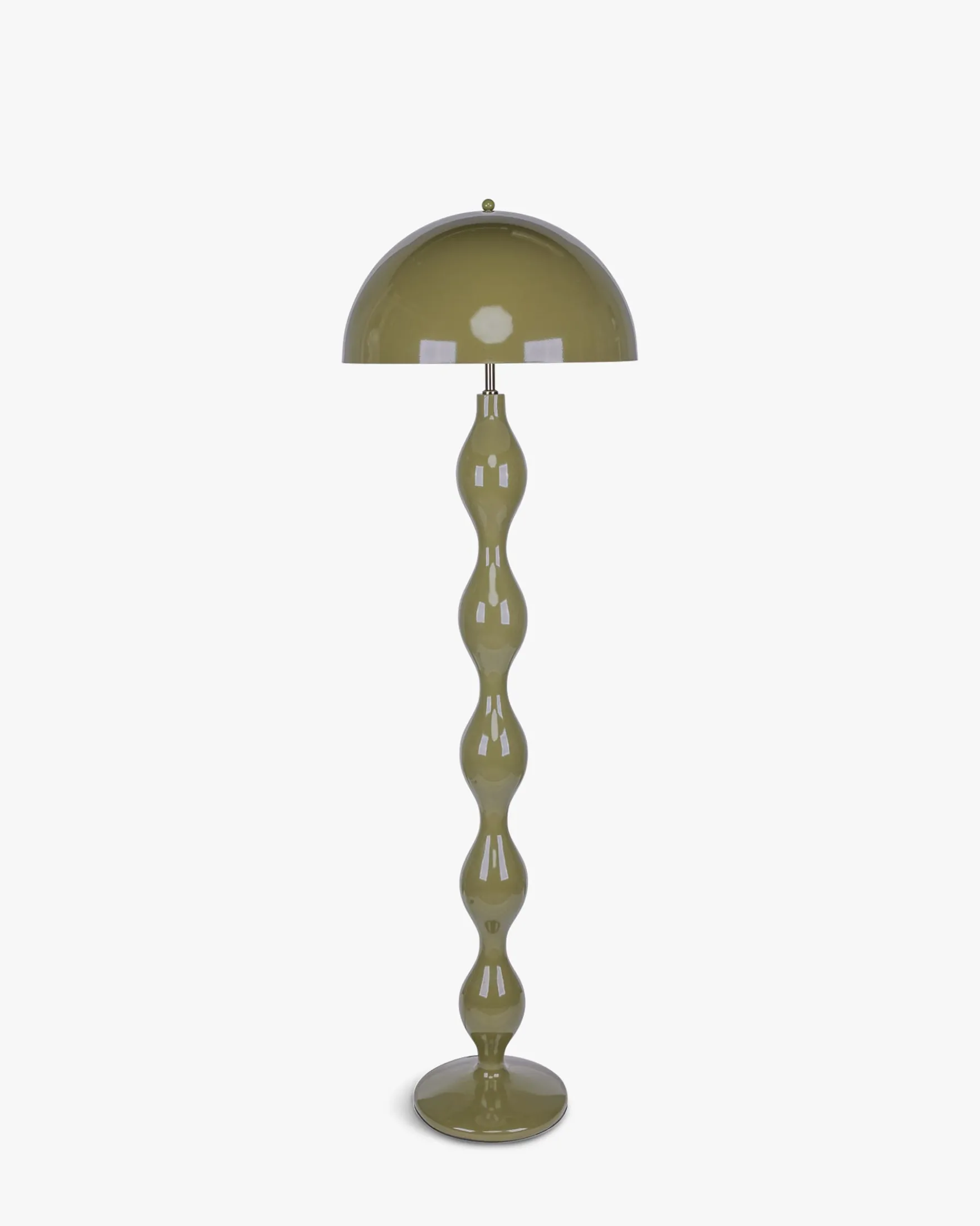 Lampadaire, Vert olive satiné, H152 Powers