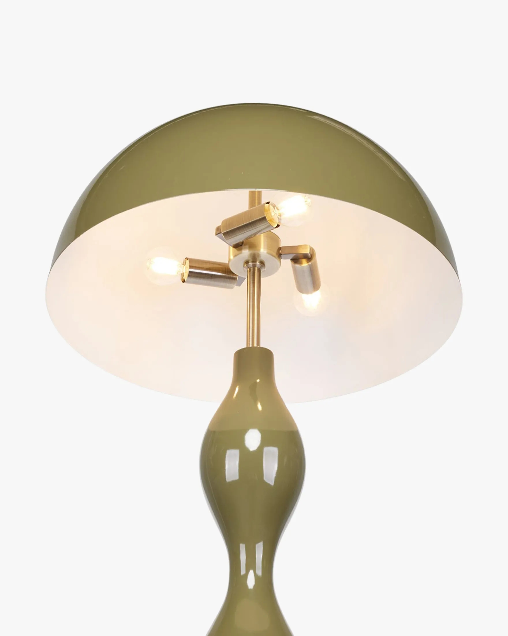 Lampadaire, Vert olive satiné, H152 Powers