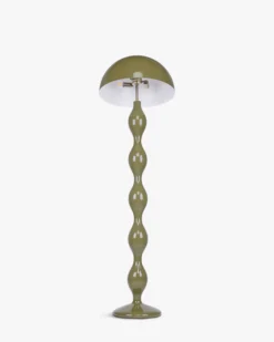 Lampadaire, Vert olive satiné, H152 Powers