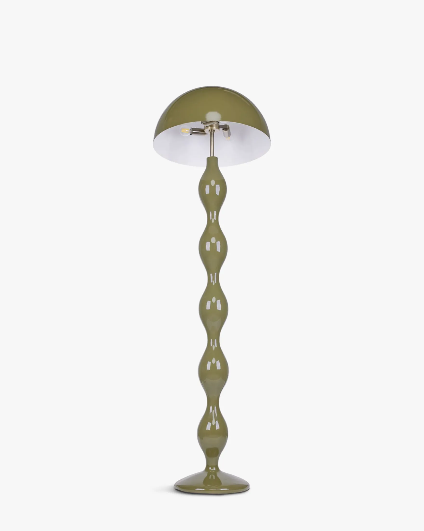 Lampadaire, Vert olive satiné, H152 Powers