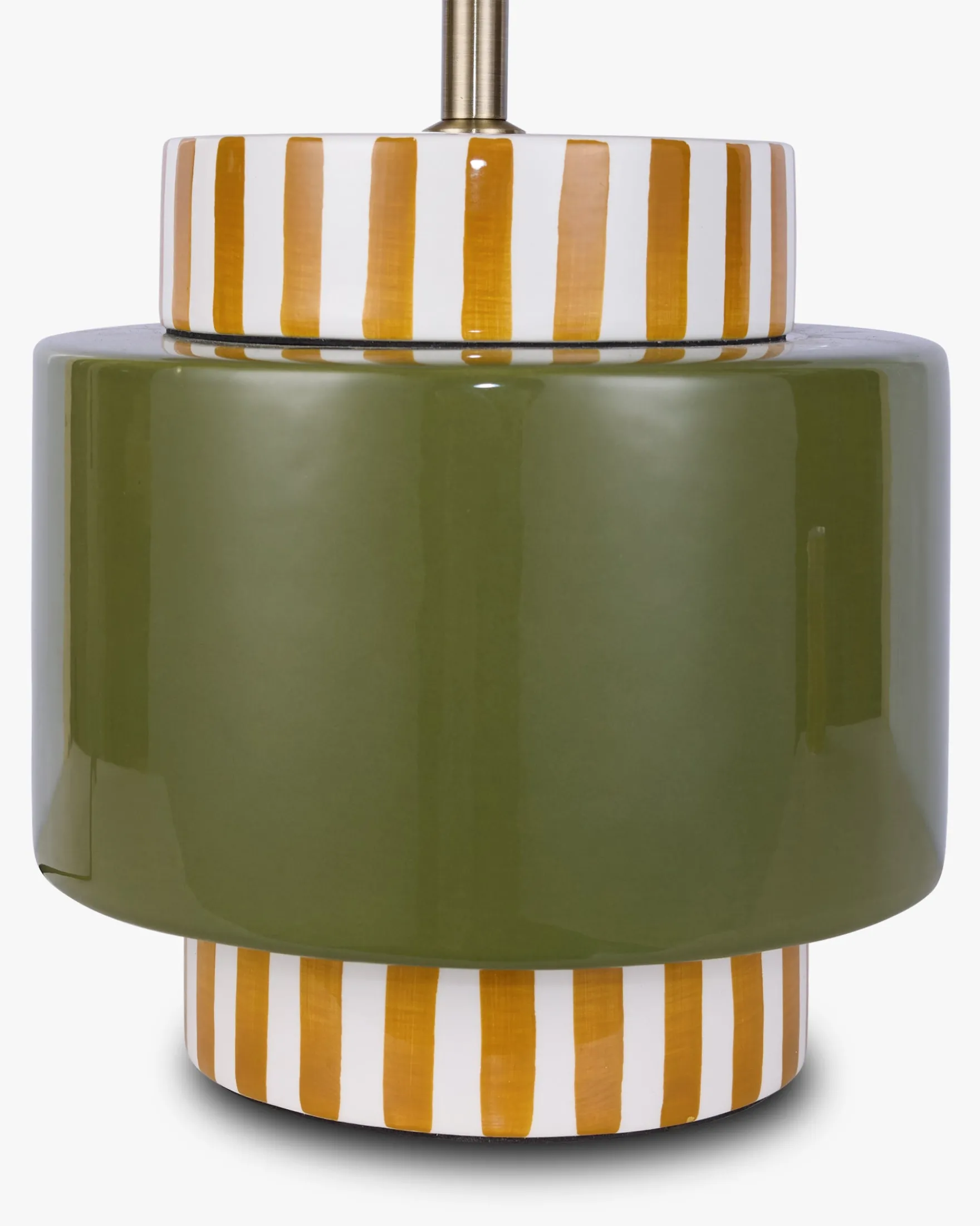 Lampe de table, Abat-jour beige et coloré graphique, H54 Onjo