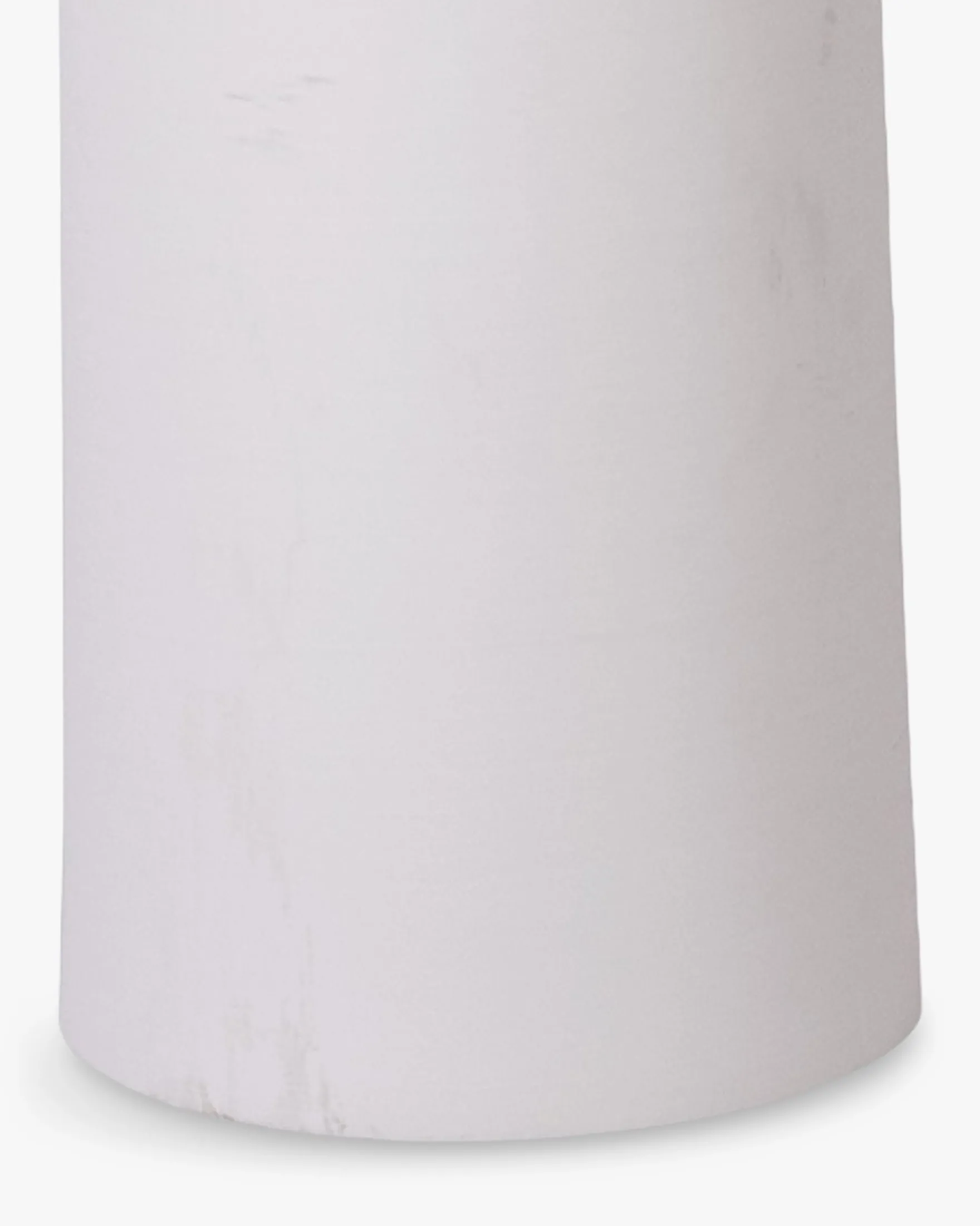 Lampe de table, Abat-jour fibre naturelle & céramique blanche, H72 Agape