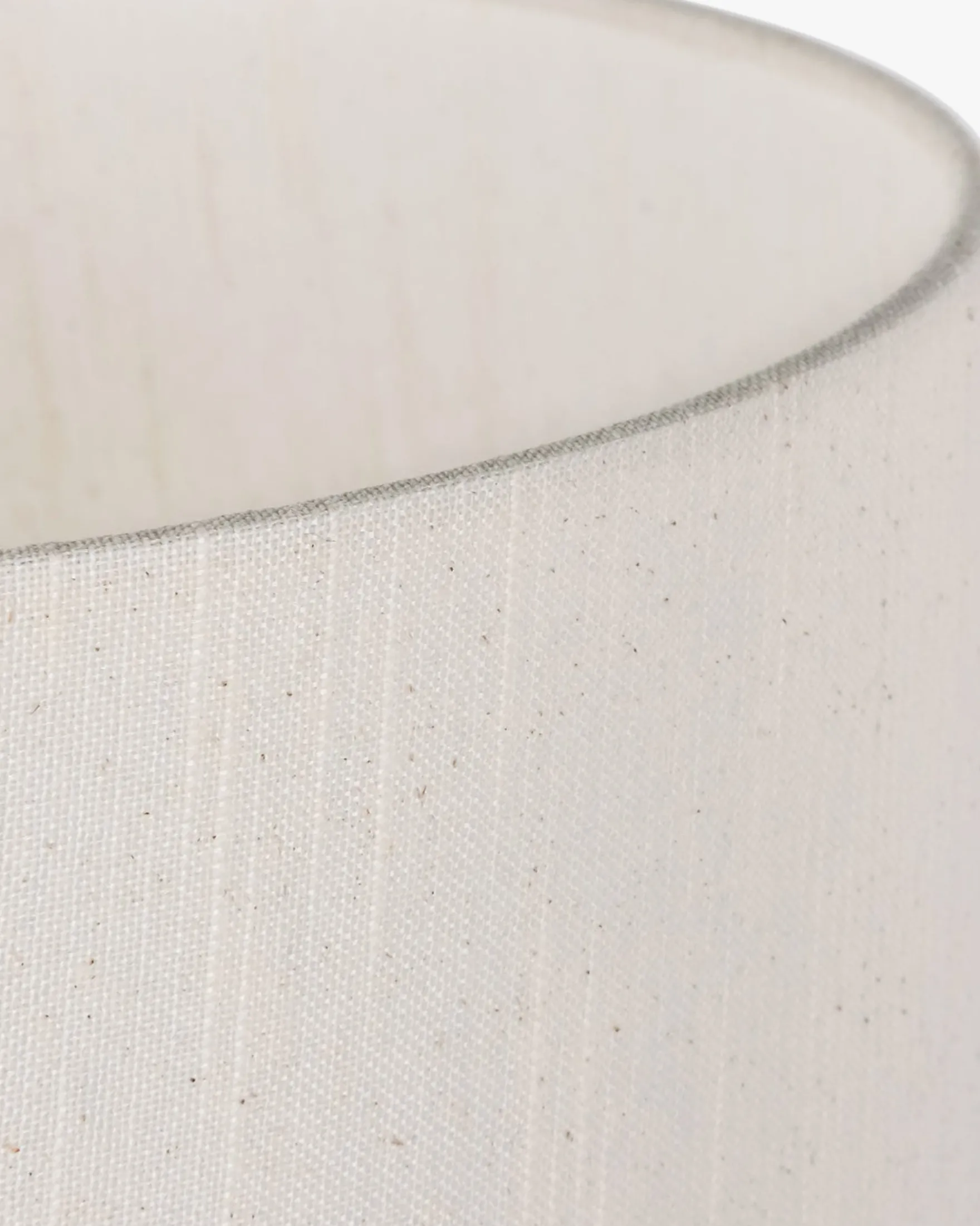 Lampe de table, Abat-jour lin & marbre blanc, H50 Gaia