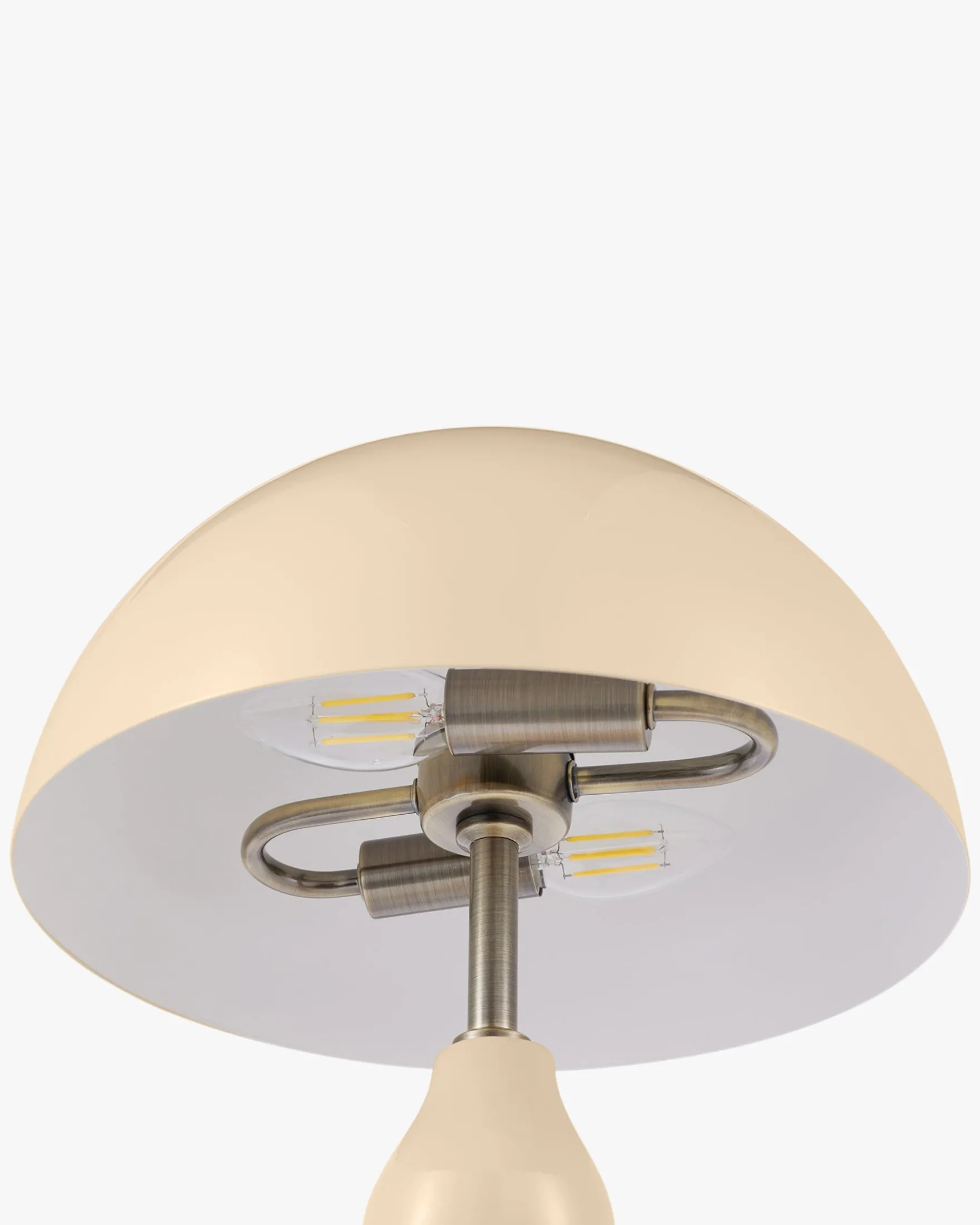 Lampe de table, Beige satiné Powers