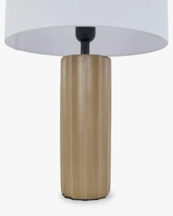 Lampe de table, Béton & Lin, H52 Zahara
