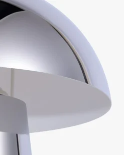 Lampe de table, Chromé, finition miroir, H28 Champi