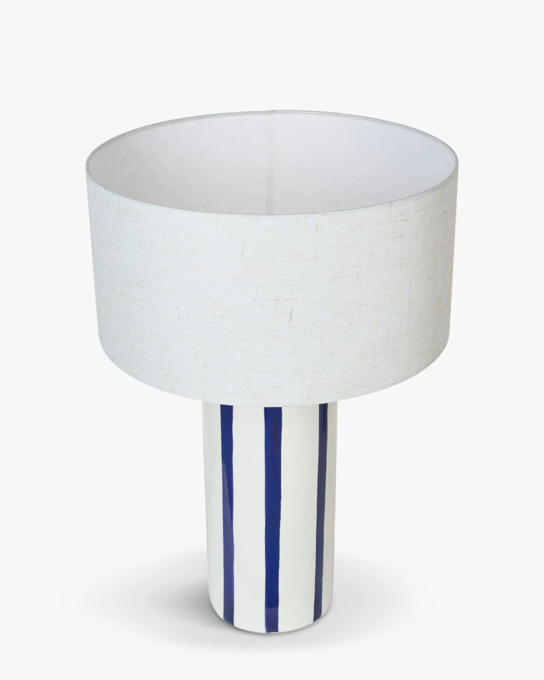 Lampe de table, Céramique peinte à la main, H58 Zhoe