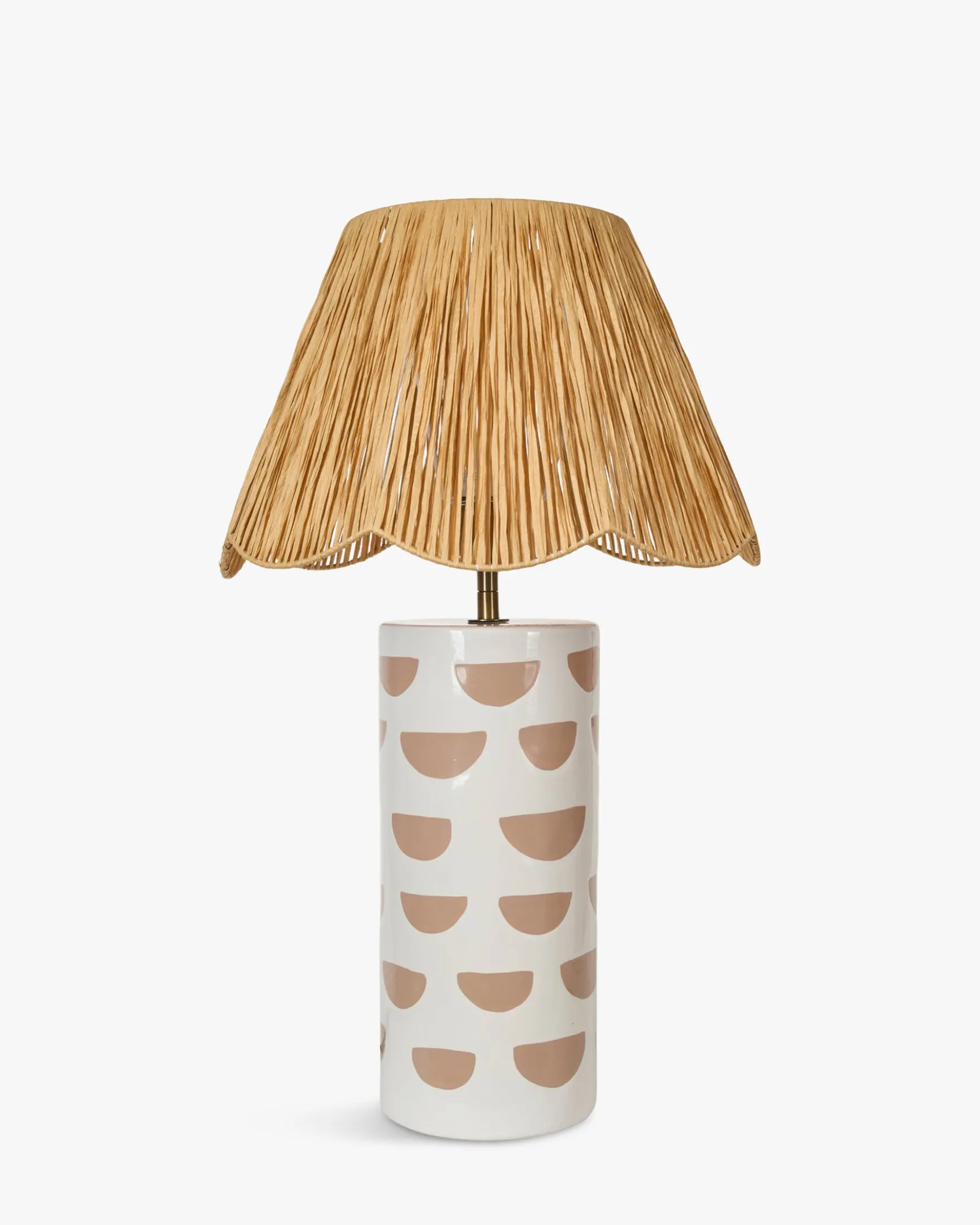 Lampe de table, Céramique peinte à la main, H64 Mara