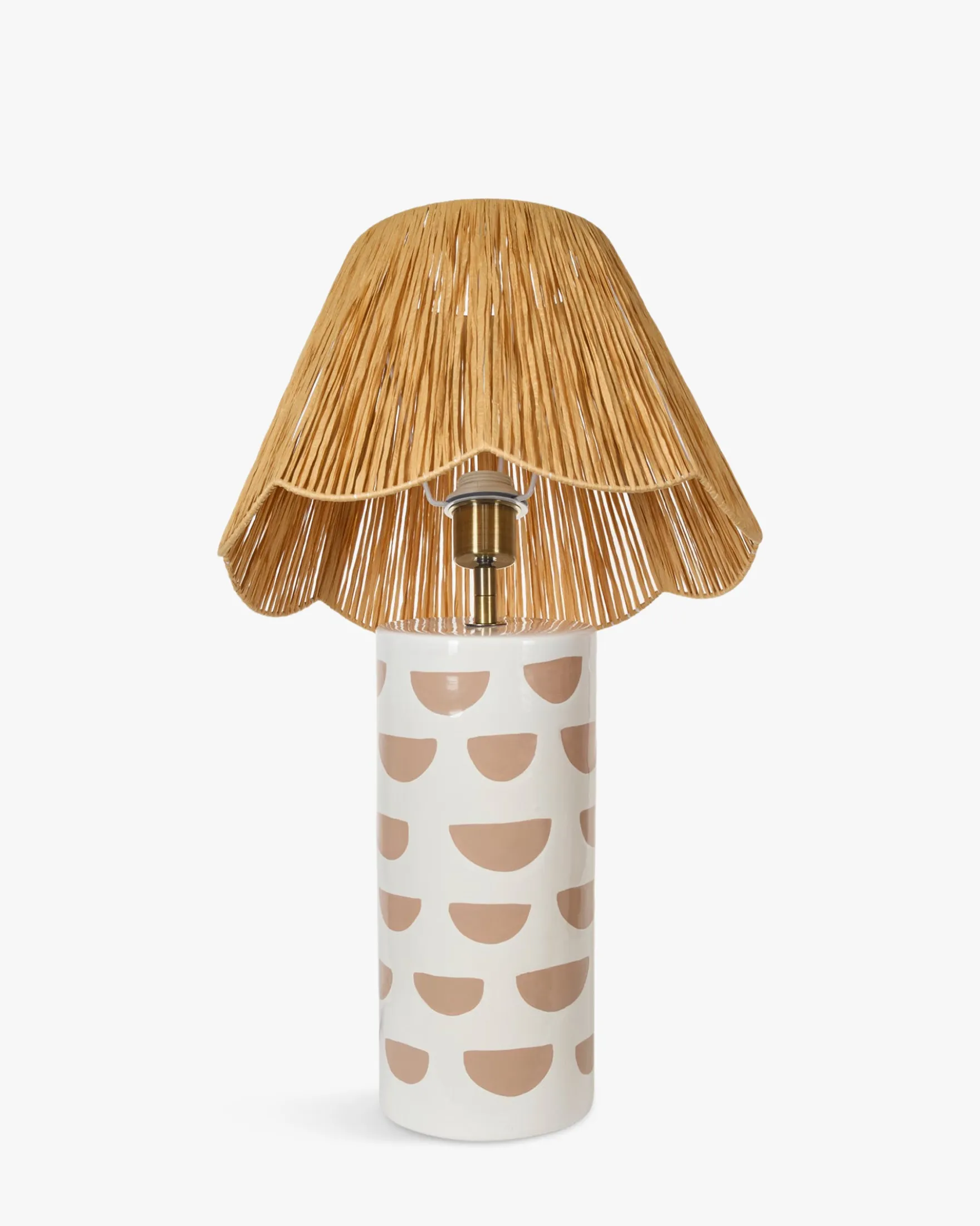 Lampe de table, Céramique peinte à la main, H64 Mara