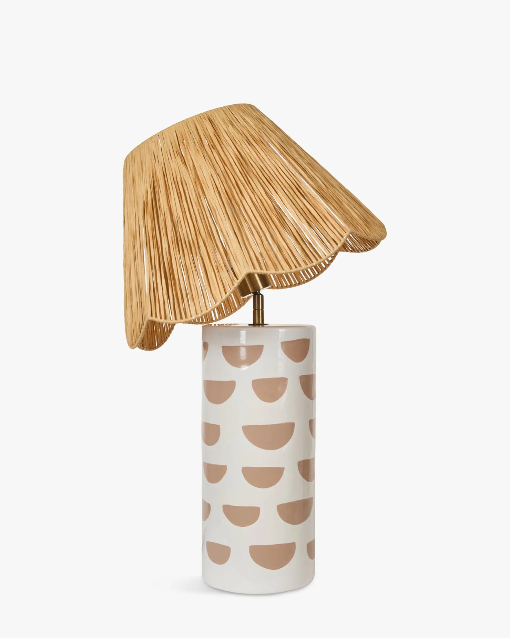 Lampe de table, Céramique peinte à la main, H64 Mara