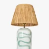 Lampe de table, Céramique peinte à la main, H56 Savannah