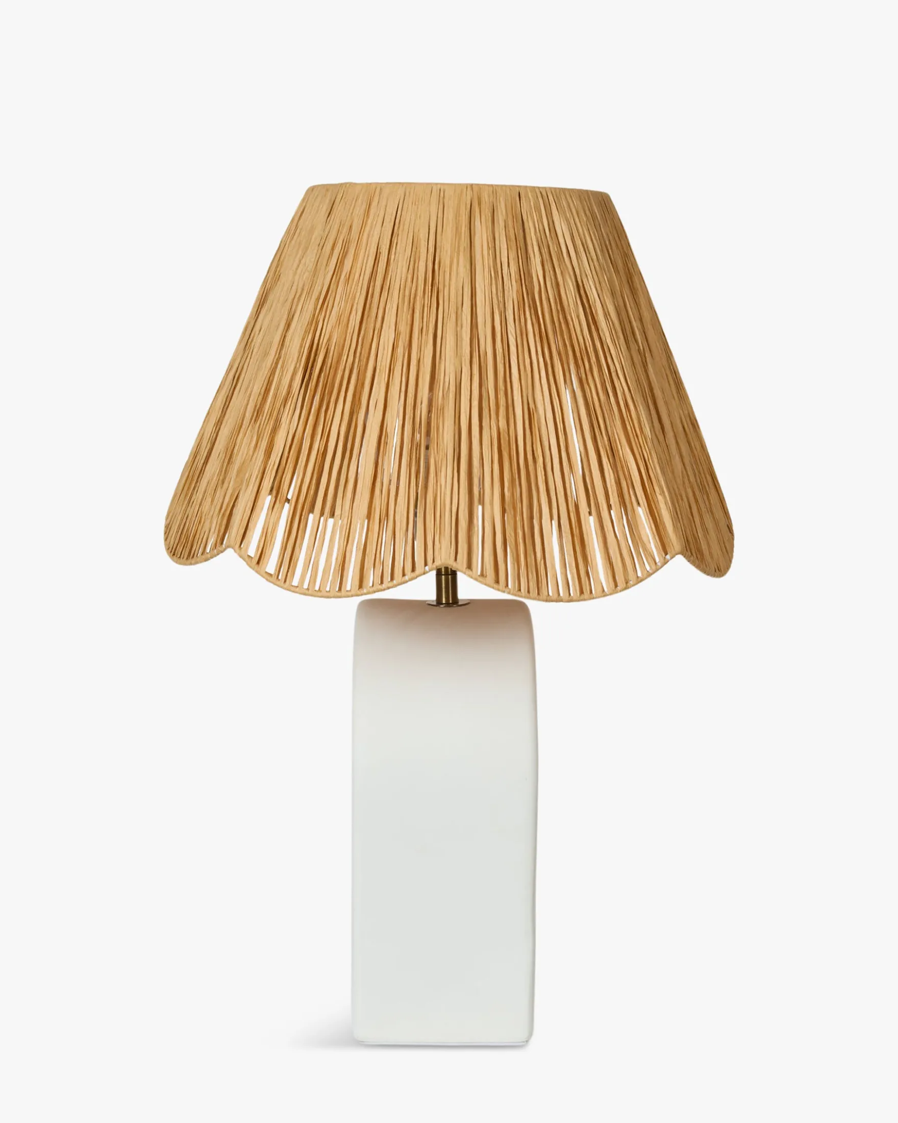 Lampe de table, Céramique 1 Rafia, H55 Osni