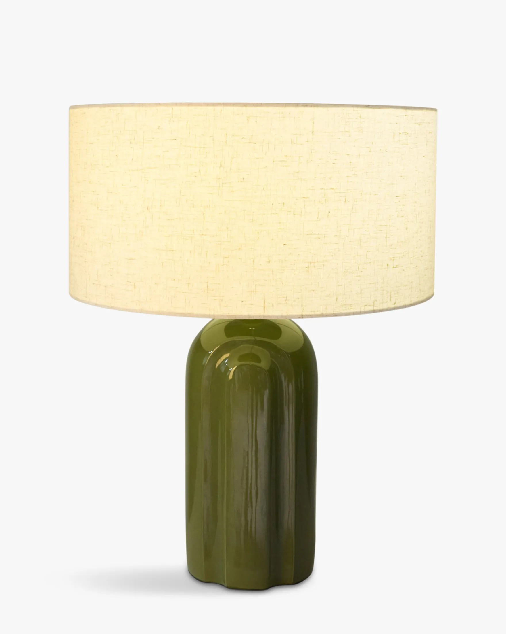 Lampe de table, Céramique verte glossy, H53 Leyanis