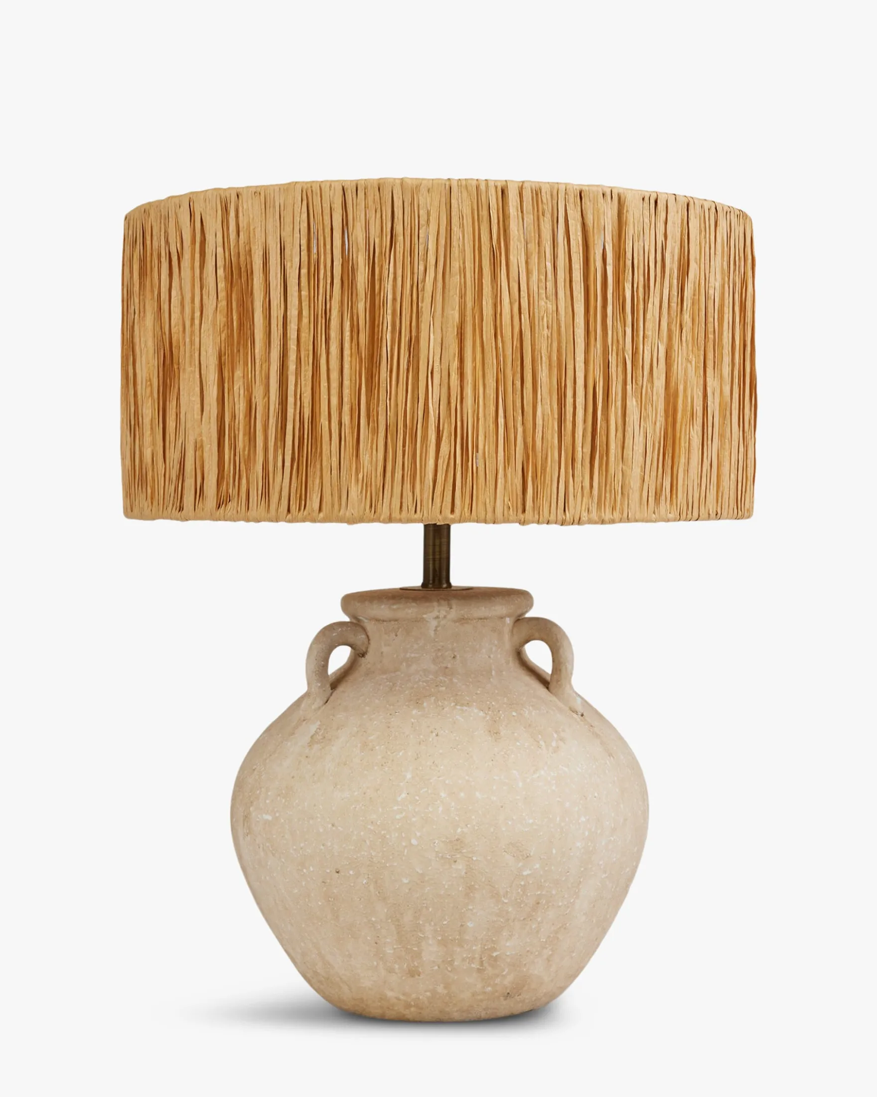 Lampe de table, Fibre naturelle & céramique, H52 Pompei