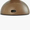 Lampe de table indoor/outdoor, Laiton brossé & bois noyer, H20 Gigi