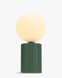 Lampe de table indoor/outdoor, Vert eucalyptus, H24 Luna