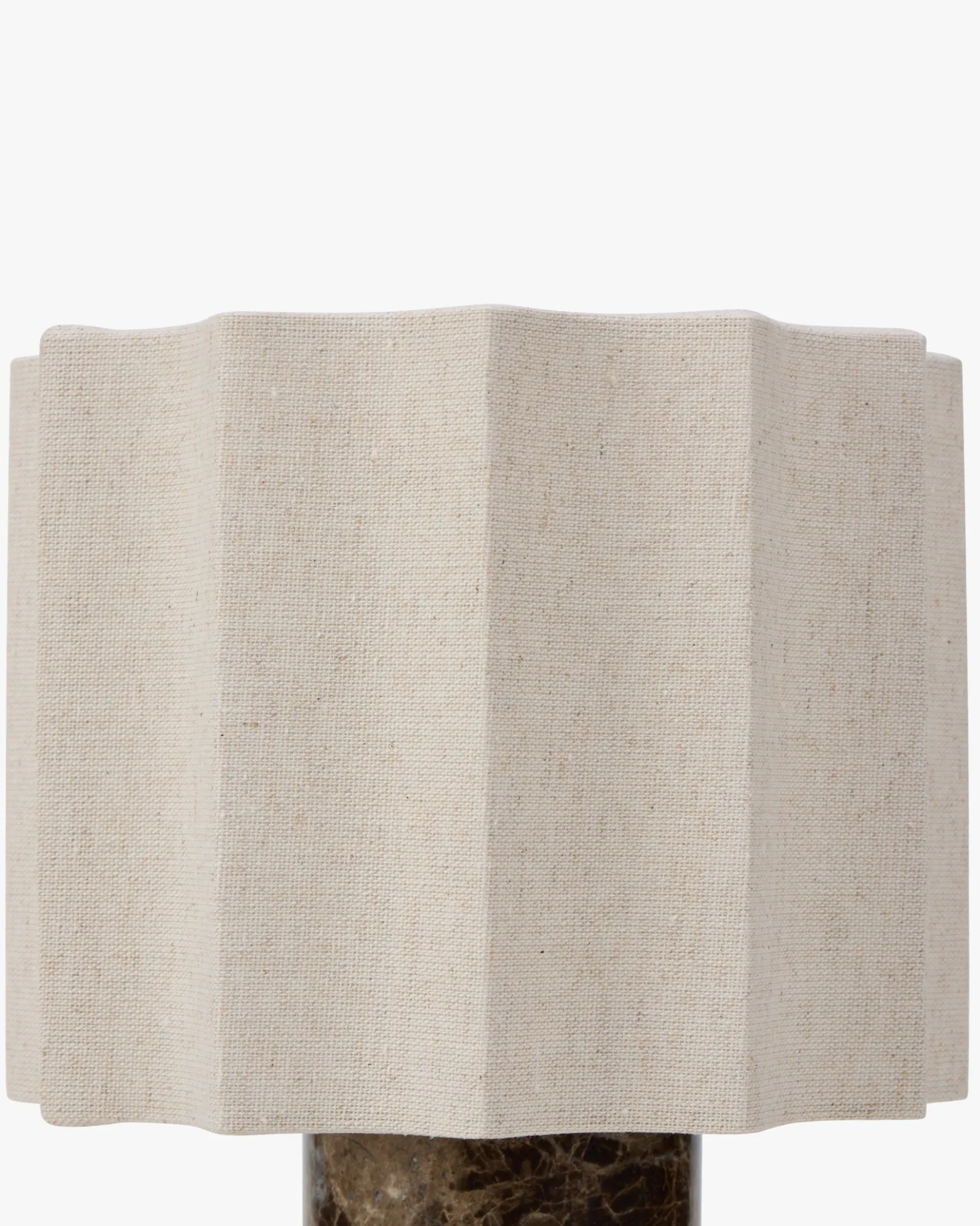 Lampe de table, Marbre Dark Emperador & Lin, H27.5 Bridget