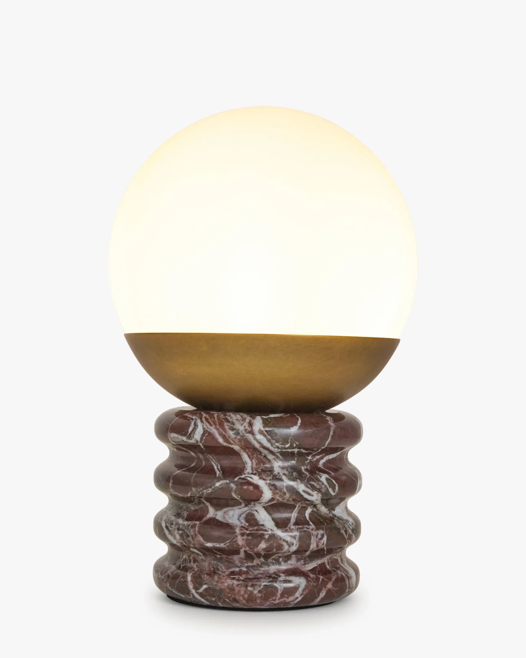 Lampe de table, Marbre naturel Rosso Levanto, H24 Noctis