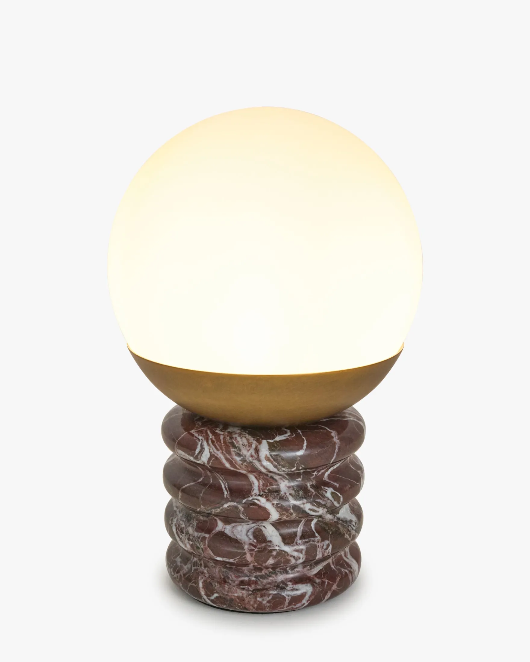 Lampe de table, Marbre naturel Rosso Levanto, H24 Noctis