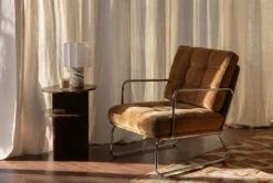Lampe de table, Marbre Viola Calacatta & Lin, H26,5 Bridget