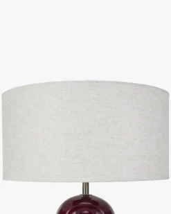 Lampe de table, Rouge bordeaux, H53 Leyanis