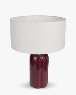 Lampe de table, Rouge bordeaux, H53 Leyanis