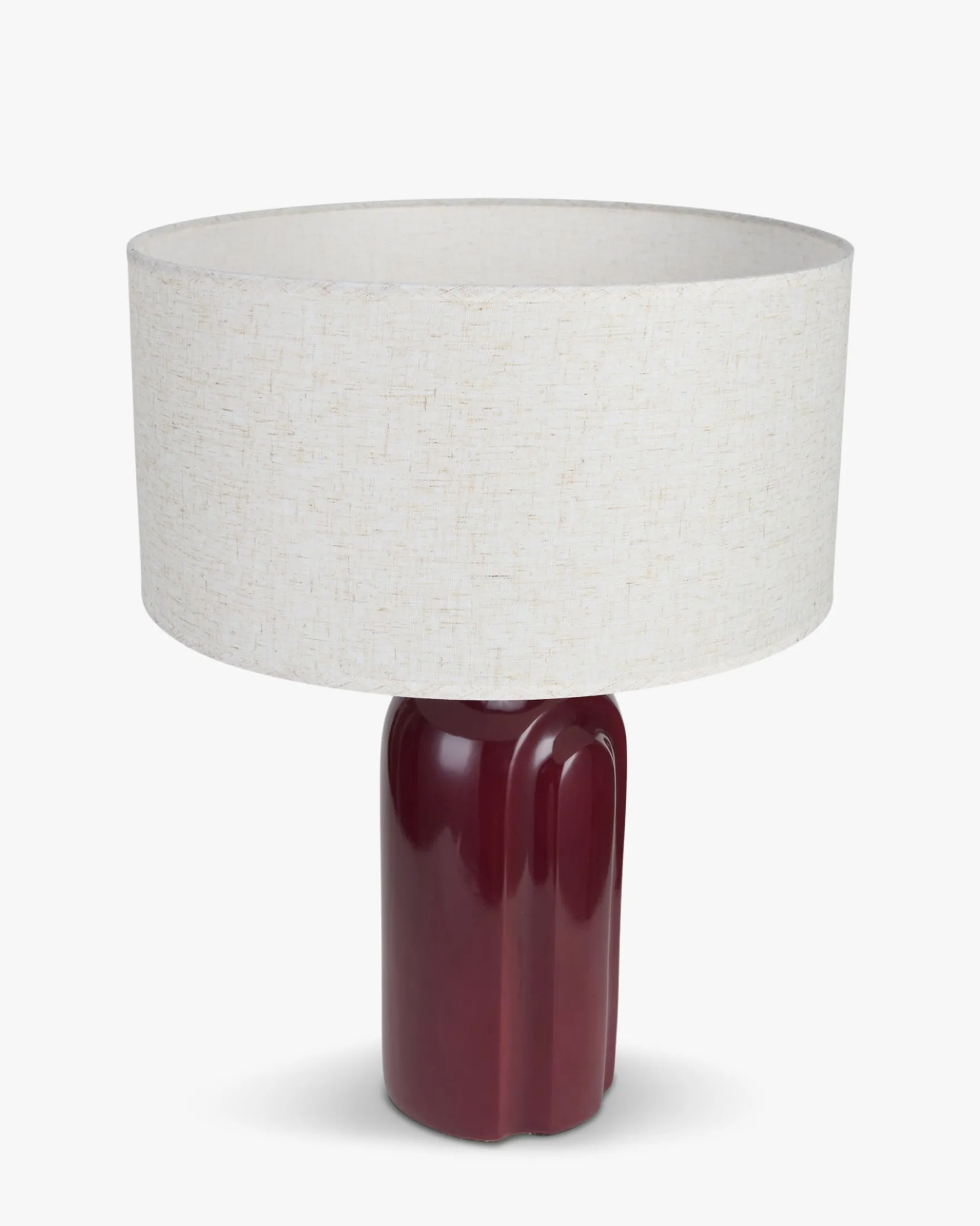 Lampe de table, Rouge bordeaux, H53 Leyanis